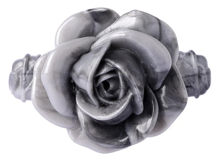 Gamers Guild AZ HYMGHO HY00567: Rose Dagger Dice Case with Sheath Cover - Silver HYMGHO