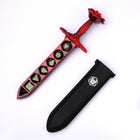 Gamers Guild AZ HYMGHO HY00568: Rose Dagger Dice Case with Sheath Cover - Red HYMGHO