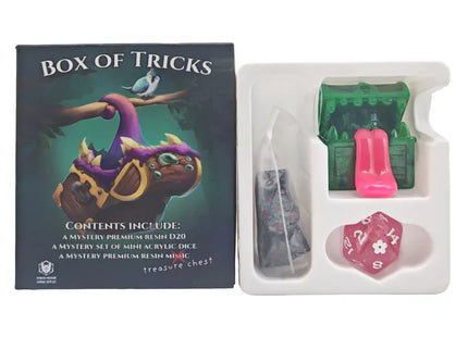 Gamers Guild AZ HYMGHO HY00574: Box of Tricks - Mystery Mini Dice, D20, and Mimic HYMGHO