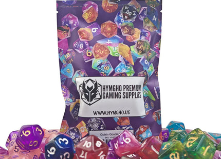 Gamers Guild AZ HYMGHO HY00575: Goblin Goodie Bag - Random 8-Piece Polymer Dice Set HYMGHO