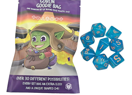 Gamers Guild AZ HYMGHO HY00575: Goblin Goodie Bag - Random 8-Piece Polymer Dice Set HYMGHO
