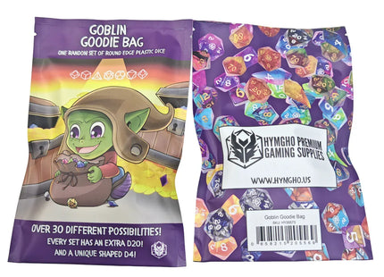 Gamers Guild AZ HYMGHO HY00575: Goblin Goodie Bag - Random 8-Piece Polymer Dice Set HYMGHO