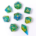 Gamers Guild AZ HYMGHO HY02021: 8pc Polyhedral Dice Set - Eye of Newt HYMGHO