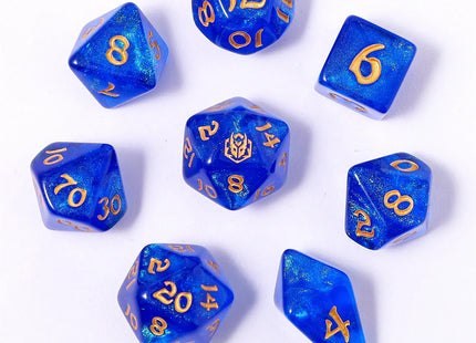 Gamers Guild AZ HYMGHO HY02022: 8pc Polyhedral Dice Set - Cantrip HYMGHO