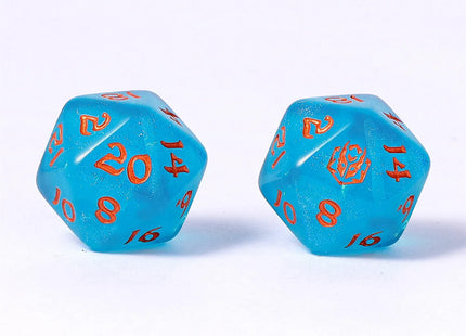 Gamers Guild AZ HYMGHO HY02023: 8pc Polyhedral Dice Set - Ray of Frost HYMGHO