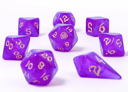 Gamers Guild AZ HYMGHO HY02026: 8pc Polyhedral Dice Set - Hex Appeal HYMGHO