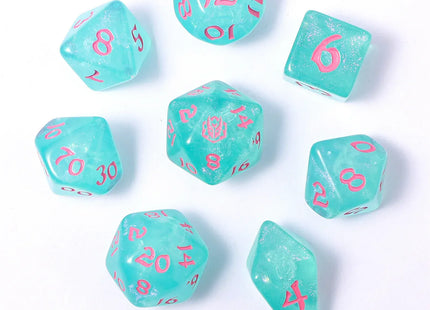 Gamers Guild AZ HYMGHO HY02028: 8pc Polyhedral Dice Set - Love Potion HYMGHO
