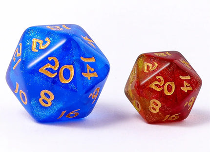 Gamers Guild AZ HYMGHO HY02034: Mini Polymer RPG Dice Set - Phoenix Feather HYMGHO