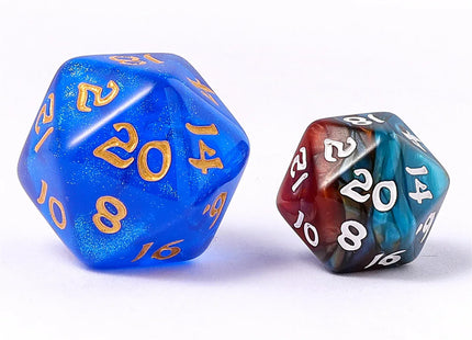 Gamers Guild AZ HYMGHO HY02037: Mini Polymer RPG Dice Set - Bard's Cloak HYMGHO
