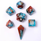 Gamers Guild AZ HYMGHO HY02037: Mini Polymer RPG Dice Set - Bard's Cloak HYMGHO