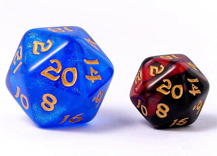 Gamers Guild AZ HYMGHO HY02038: Mini Polymer RPG Dice Set - Blood Pact HYMGHO