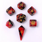 Gamers Guild AZ HYMGHO HY02038: Mini Polymer RPG Dice Set - Blood Pact HYMGHO