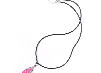 Gamers Guild AZ HYMGHO HYJ032: Mysticage Dice Chain Necklace with D4 - Black Leather Chain HYMGHO