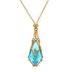 Gamers Guild AZ HYMGHO HYJ034: Mysticage Dice Chain Necklace with D4 - Gold Chain HYMGHO