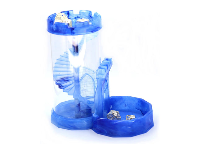 Gamers Guild AZ HYMGHO HYMGHO Dice: HY00133 - Dice Tower - Blue HYMGHO