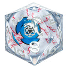 Gamers Guild AZ HYMGHO HYMGHO Dice: HY00271 - Sharp Edged Resin LED 55mm D20 - Always Watching Blue HYMGHO