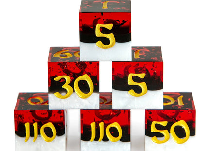 Gamers Guild AZ HYMGHO HYMGHO Dice: HY00286 - TCG Damage Counter Dice Set - Classic HYMGHO