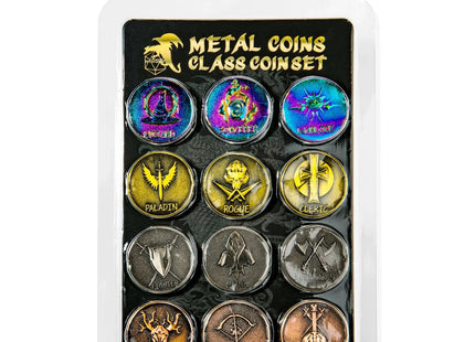 Gamers Guild AZ HYMGHO HYMGHO Dice: HYCN001 - Class Coin set of 12 HYMGHO