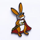 Gamers Guild AZ HYMGHO HYMGHO Dice: HYPN031  - Quest's Reward Fine Art Pin - Sir Reginald Hopsworth Hare Knight HYMGHO