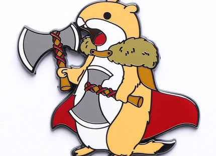Gamers Guild AZ HYMGHO HYMGHO Dice: HYPN035 - Quest's Reward Fine Art Pin - Wyatt Rumblepelt Prairie Dog Barbarian HYMGHO