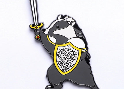 Gamers Guild AZ HYMGHO HYMGHO Dice: HYPN040 - Quest's Reward Fine Art Pin - Riven Ironclaw Badger Paladin HYMGHO