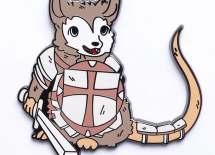 Gamers Guild AZ HYMGHO HYMGHO Dice: HYPN041 - Quest's Reward Fine Art Pin - Victor Silverfur Opossum Fighter HYMGHO