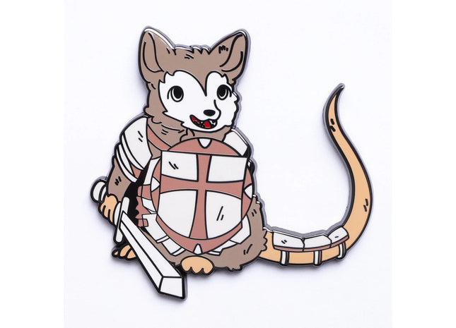 Gamers Guild AZ HYMGHO HYMGHO Dice: HYPN041 - Quest's Reward Fine Art Pin - Victor Silverfur Opossum Fighter HYMGHO