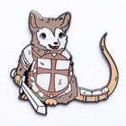 Gamers Guild AZ HYMGHO HYMGHO Dice: HYPN041 - Quest's Reward Fine Art Pin - Victor Silverfur Opossum Fighter HYMGHO