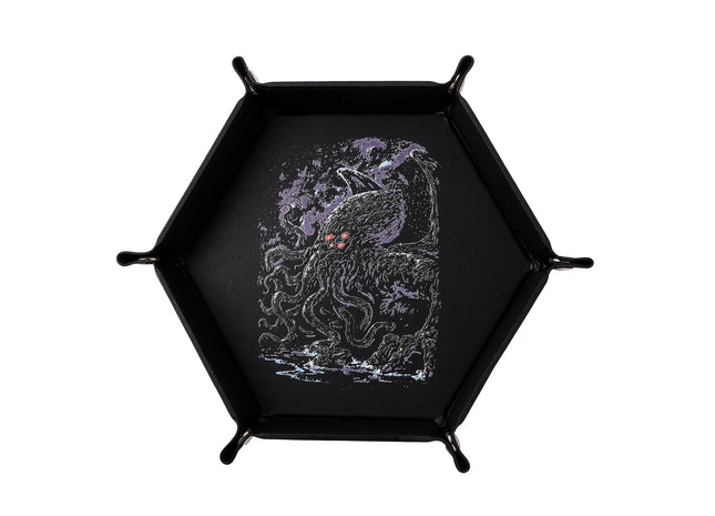 Gamers Guild AZ HYMGHO HYMGHO Fine Arts Dice Tray - Cthulhu HYMGHO