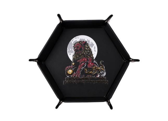 Gamers Guild AZ HYMGHO HYMGHO Fine Arts Dice Tray - Foo Dog HYMGHO