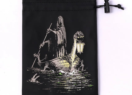 Gamers Guild AZ HYMGHO HYMGHO Fine Arts Leather Dice Bag - Boatman HYMGHO