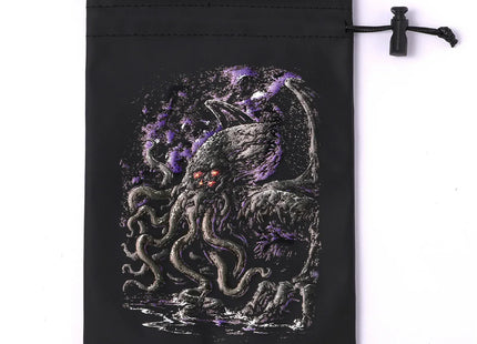 Gamers Guild AZ HYMGHO HYMGHO Fine Arts Leather Dice Bag - Cthulhu HYMGHO