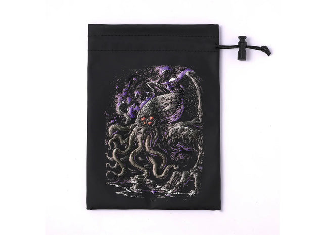 Gamers Guild AZ HYMGHO HYMGHO Fine Arts Leather Dice Bag - Cthulhu HYMGHO