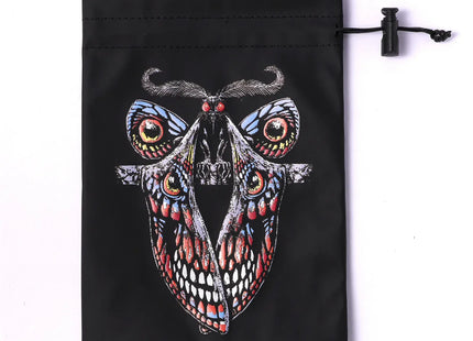 Gamers Guild AZ HYMGHO HYMGHO Fine Arts Leather Dice Bag - Mothman HYMGHO