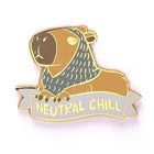 Gamers Guild AZ HYMGHO HYPN053: Alternative Alignments Enamel Pin - Neutral Chill Capybara HYMGHO