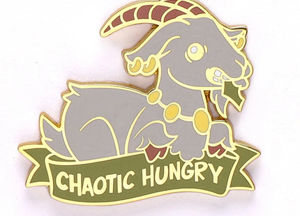 Gamers Guild AZ HYMGHO HYPN055: Quest's Reward Fine Art Pin - Alternative Alignments - Chaotic Hungry - Goat HYMGHO