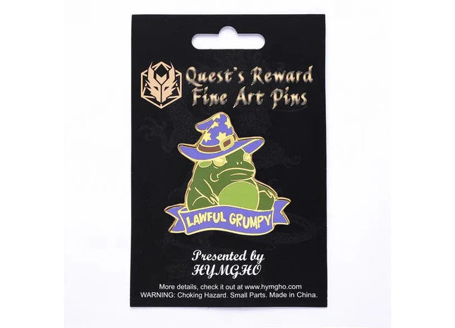 Gamers Guild AZ HYMGHO HYPN056: Alternative Alignments Enamel Pin - Lawful Grumpy Toad HYMGHO