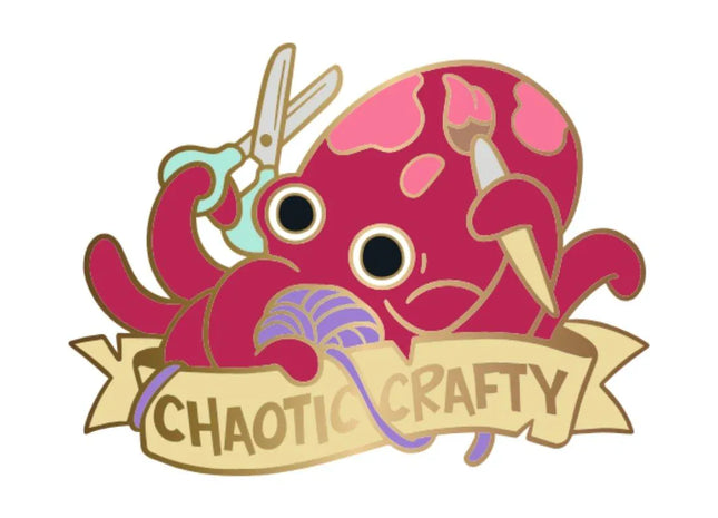 Gamers Guild AZ HYMGHO HYPN057: Alternative Alignments enamel pin - Chaotic Crafty HYMGHO