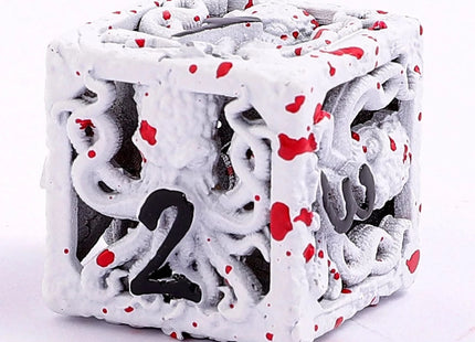 Gamers Guild AZ HYMGHO Lllithids Mind Cage Dice Set - Blood Spatter HYMGHO