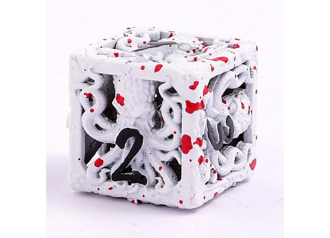 Gamers Guild AZ HYMGHO Lllithids Mind Cage Dice Set - Blood Spatter HYMGHO