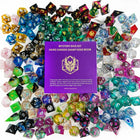 Gamers Guild AZ HYMGHO Mystery Full Matching Set of 7 Sharp Edge Resin Dice Set HYMGHO