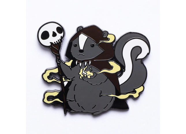 Gamers Guild AZ HYMGHO Quest's Reward Fine Art Pin - Balthazar Grimheart Skunk Warlock HYMGHO