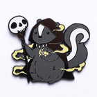 Gamers Guild AZ HYMGHO Quest's Reward Fine Art Pin - Balthazar Grimheart Skunk Warlock HYMGHO