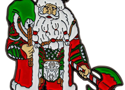 Gamers Guild AZ HYMGHO Quest's Reward Fine Art Pin - Battle Santa (Christmas) HYMGHO