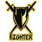 Gamers Guild AZ HYMGHO Quest's Reward Fine Art Pin - Class Pin: Fighter HYMGHO