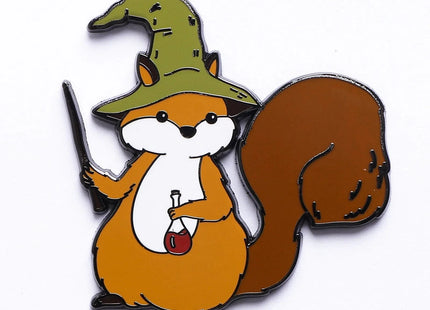 Gamers Guild AZ HYMGHO Quest's Reward Fine Art Pin - Finley Moonshadow Squirrel Sorcerer HYMGHO