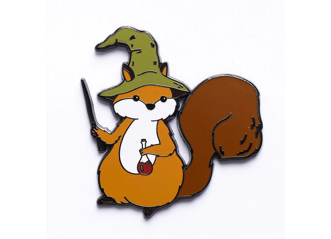 Gamers Guild AZ HYMGHO Quest's Reward Fine Art Pin - Finley Moonshadow Squirrel Sorcerer HYMGHO