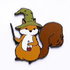 Gamers Guild AZ HYMGHO Quest's Reward Fine Art Pin - Finley Moonshadow Squirrel Sorcerer HYMGHO