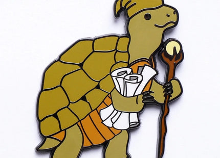 Gamers Guild AZ HYMGHO Quest's Reward Fine Art Pin - Finnegan Stoneshell - Turtle Cleric HYMGHO