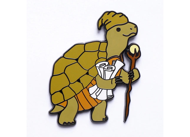 Gamers Guild AZ HYMGHO Quest's Reward Fine Art Pin - Finnegan Stoneshell - Turtle Cleric HYMGHO